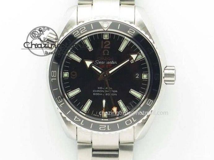 0509 WrinkleFree Seamaster Planet Ocean 600M 43.5mm SS SCF 1:1 Best Edition Black Orange Bezel Black Dial on SS Bracelet A8900 Super Clone 7682